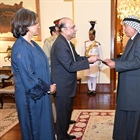 السفير زهير زيد يقدم أوراق اعتماده لرئيس باكستان