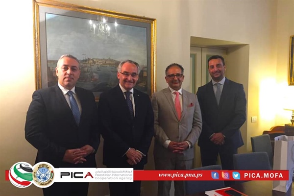 To Be Implemented by the Palestinian International Cooperation Agency (PICA). The State of Palestine and the Sovereign Order of Malta (SOM) Agree on Cooperation Program