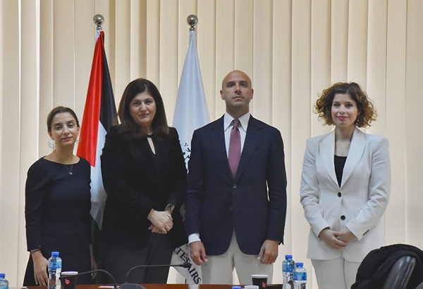 Minister Shaheen Welcomes a Delegation from the Socialist Party in the European Parliament