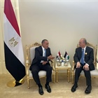 رئيس الوزراء وزير الخارجية د.محمد مصطفى يلتقي وزير الخارجية المصري