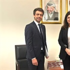 الوزيرة شاهين تستقبل الرئيس الجديد لبعثة اللجنة الدولية للصليب الأحمر
