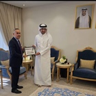 سفير دولة فلسطين لدى قطر يلتقي وزير العدل ووزير الدولة لشؤون مجلس الوزراء بدولة قطر