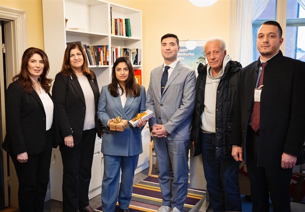 Minister Shaheen Meets Swedish Parliament Speaker and Church Union Leaders in Stockholm