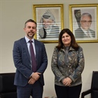 وزيرة الدولة لشؤون وزارة الخارجية تودّع ممثل أستراليا لدى فلسطين