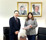 Minister Shahin Receives a Copy of the Credentials of the New Spanish Consul General to the State of Palestine