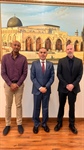 أبو الرب يبحث مع مدير منظمة دولية التعاون في القطاع الصحي بغزة