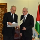 Dr. Malki receives a copy of the credentials of the new Russian ambassador accredited to the State of Palestine