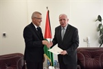 المالكي يستقبل الرئيس الجديد لمكتب تمثيل جمهورية سلوفينيا لدى دولة فلسطين