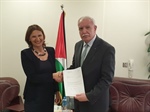 المالكي يتسلم نسخة من اوراق اعتماد ممثلة النمسا الجديدة