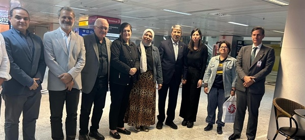 الوزيرة شاهين تختتم زيارتها إلى البرازيل بلقاء وفد من اتحاد المؤسسات العربية الفلسطينية البرازيلية