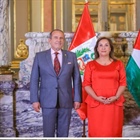 السفير الأعرج يقدم أوراق اعتماده لرئيسة جمهورية البيرو سفيراً فوق العادة ومفوضاً لدولة فلسطين