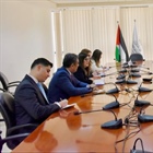 الوزيرة شاهين تلتقي المدير السياسي في وزارة الخارجية الرومانية وتطلعه على آخر المستجدات
