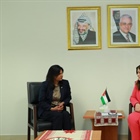 الوزيرة شاهين تودع رئيس مكتب تمثيل الهند بمناسبة انتهاء مهامها الرسمية لدى دولة فلسطين