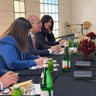 Prime Minister Mustafa discusses latest developments and ceasefire efforts with Norwegian Foreign Minister