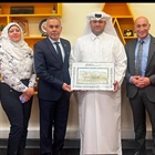 السفير أبو الرب يلتقي الرئيس التنفيذي لمؤسسة "التعليم فوق الجميع" ومسؤولي صندوق قطر للتنمية