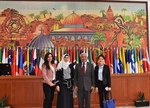 Ministry of Foreign affairs and expatriate receives the non-Resident representative of Singapore in the state of Palestine