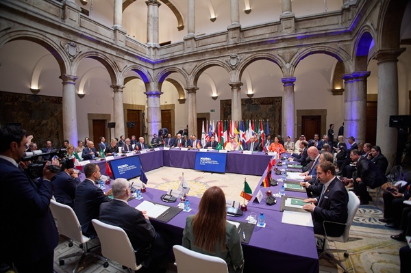 PM Mustafa at Madrid Group Meeting: Israel’s man-made famine is deliberately weaponized as part of its war strategy against our People