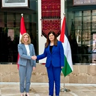 الوزيرة شاهين تستقبل وزيرة خارجية النمسا وتطلعها على اخر التطورات