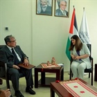 الوزيرة شاهين تستقبل ممثل اليابان لدى دولة فلسطين