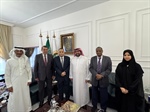 السفير شبلي يبحث مع المدير التنفيذي لصندوق التضامن الإسلامي سبل التنسيق والتعاون المشترك