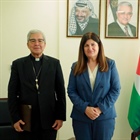 الوزيرة شاهين تستقبل القاصد الرسولي ممثل الفاتيكان لدى دولة فلسطين