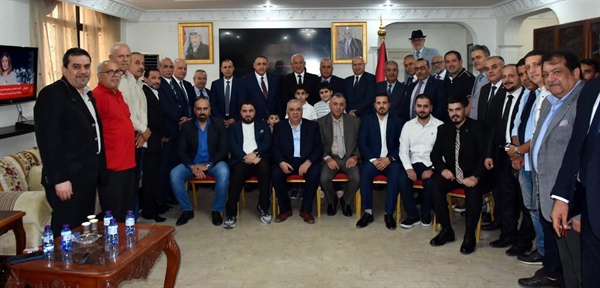 سفارة دولة فلسطين لدى البحرين تستضيف حشد من الجالية الفلسطينية بحضور اللواء هب الريح