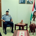 الوزيرة شاهين تستقبل وفد من الدفاع المدني برئاسة اللواء أكرم ثوابتة