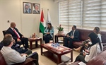 الوزيرة شاهين تلتقي المدير الإقليمي للمنظمة الدولية للهجرة