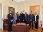 وزيرة الخارجية تلتقي رئيس أساقفة ليتوانيا المطران غينتاراس غروشاس