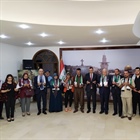 افتتاح معرض تشكيلي بعنوان "غزة في قلوبنا" في سفارة دولة فلسطين ببغداد  بمشاركة فنانين تشكيلين عراقيين