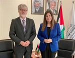 وزيرة الخارجية تستقبل ممثل جمهورية سلوفينيا المؤقت لدى دولة فلسطين