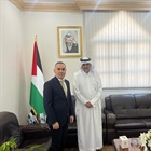 سفير دولة فلسطين في قطر يلتقي رئيس الاتحاد الدولي للتدريب والتطوير لبحث المشاركة في مؤتمر الدوحة الثالث للتدريب