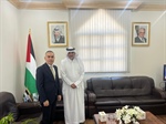 سفير دولة فلسطين في قطر يلتقي رئيس الاتحاد الدولي للتدريب والتطوير لبحث المشاركة في مؤتمر الدوحة الثالث للتدريب