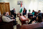وزيرة الخارجية تستقبل رئيس مكتب تمثيل جمهورية سلوفاكيا غير المقيم لدى دولة فلسطين