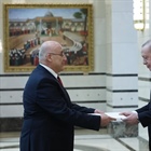 السفير الفلسطيني د. نصري ابو جيش يقدم اوراق اعتماده للرئيس التركي رجب طيب اردوغان