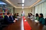 Minister of Foreign Affairs and Expatriates Varsen Shahin met at the Ministry’s headquarters with Dora Bakoyannis