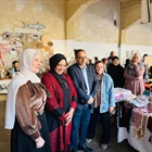 القنصلية الفلسطينية بالإسكندرية تشارك العائلات الفلسطينية في بازار عيد الميلاد