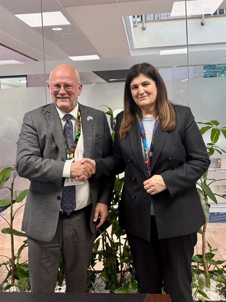 Minister Shahin Meets Belgian Minister of Climate and Environment on the Sidelines of the Seventh Session of the UN Environment Assembly