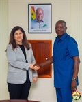 Minister Shahin  Meets First Deputy Speaker of the Ghanaian Parliament