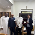 Minister Shahin Meets Archbishop of Accra