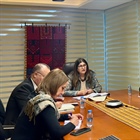 Minister of Foreign Affairs and Expatriates Varsen Shahin held a virtual meeting today with the Ambassadors of the State of Palestine to African countries