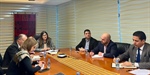 Minister of Foreign Affairs and Expatriates Varsen Shahin held a virtual meeting today with the Ambassadors of the State of Palestine to African countries
