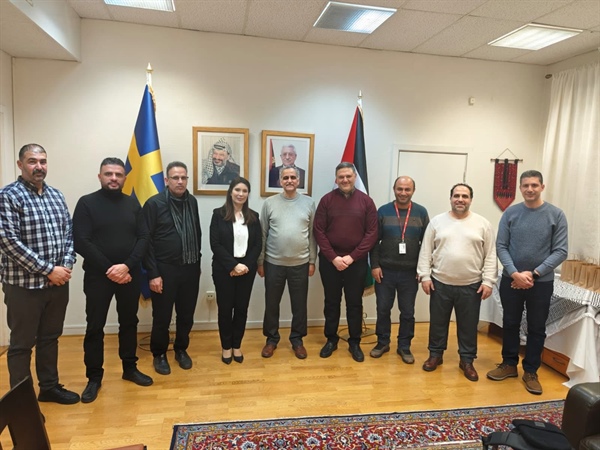السفيرة رولا المحيسن تشارك في افتتاح برنامج PhDGov وتستقبل وفدًا أكاديميًا فلسطينيًا في ستوكهولم