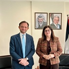 الوزيرة شاهين تلتقي القنصل العام الإيطالي