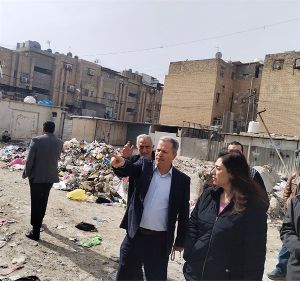 السفيرة عوض الله تتفقد أوضاع أبناء شعبنا من اللاجئين الفلسطينيين في مجمع البلديات ببغداد