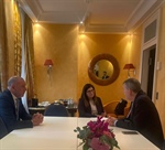 On the second day of the Munich Security Conference, Minister  Shahin met with Mr. Philippe Lazzarini, Commissioner-General of the UNRWA