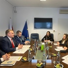 Minister of Foreign Affairs and Expatriates Varsen Shahin, met with  Robert Dobrovodsky, Commissioner for Human Rights of Slovakia
