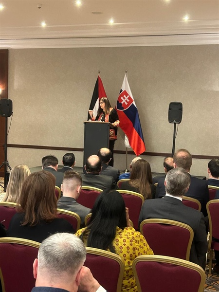 Minister Shahin, met with members of the diplomatic corps accredited to Slovakia
