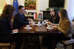 Minister Shahin met  with Polish Parliament Deputy Speaker Szymon Hołownia at the Parliament