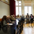 Minister of Foreign Affairs Varsen Shahin  addressed a group of Polish journalists in Poland